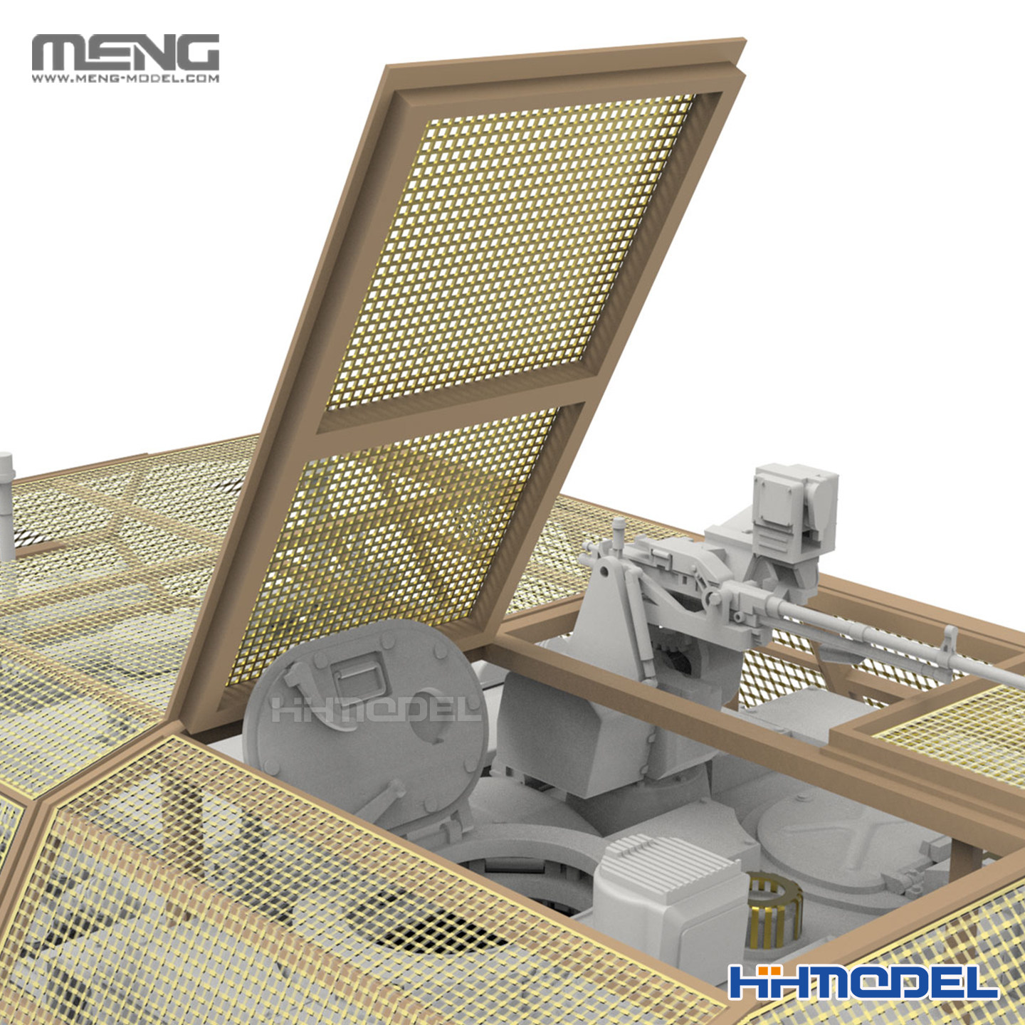 ▲MENG ES-010 1/35 ZTQ15式轻型坦克笼式装甲型 限量版 拼装模型,淘宝优惠券,粉丝福利购,淘宝优惠卷
