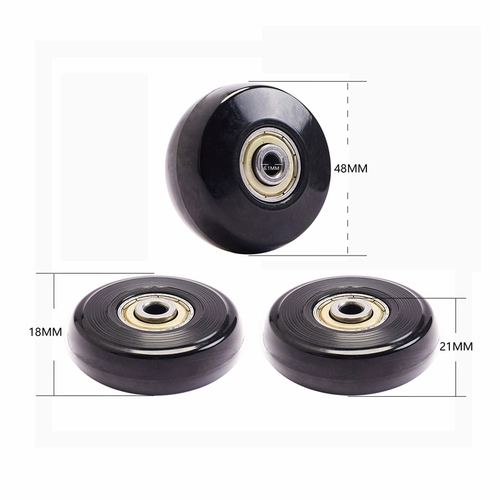 Багажный чемодан, аксессуары, беззвучная сумка для ремонта, полиуретановые шины