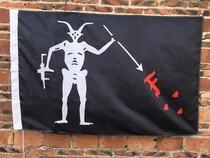 Americans exclusive Blackbeard pirate Anne Queens Avenged Flag Morale Banner Battle Banner