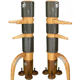 Wing Chun children's solid wood vertical wooden dummy
