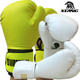 Colorful gloves boxing fighting training ring sign