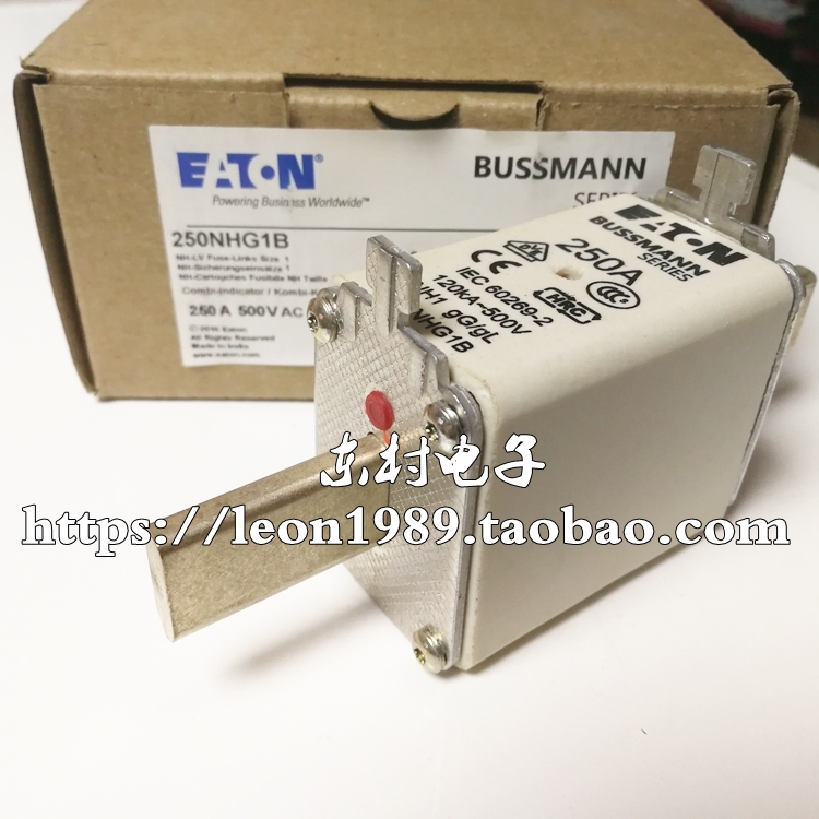 Bussmann 200NHG1B 200A 250NHG1B 250A 500V NH gG刀型熔断器 - 图0