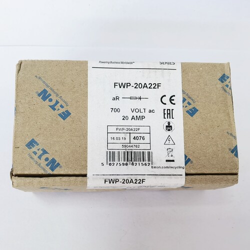 EATON保险丝FWP-100A22F/20/25/32/40A/50A/63A/FWP-80A22Fa 700V - 图2