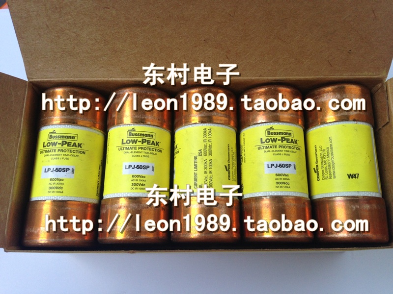 BUSSMANN保险丝 LPJ-35SP-40SP-45SP-50SP-60SP 40A/50A/60A 600V - 图3