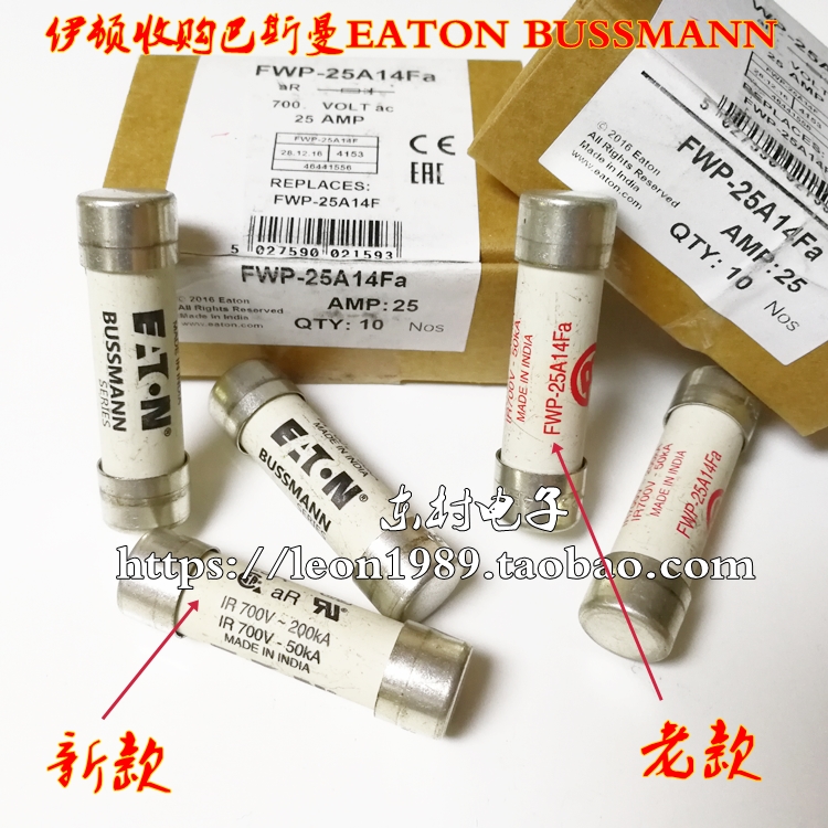 BUSSMANN FWP-10A/15A/20A/25A/30A/32A/40A14F/50A14Fa 700V - 图1