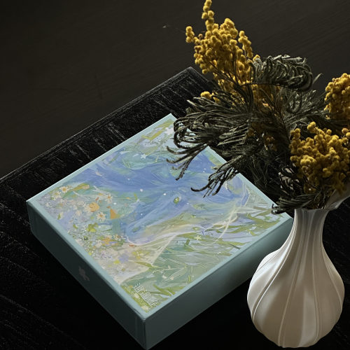 以梦为马·《逍遥游》原创手绘中式拼图•500片丝绒触感53x38cm - 图0