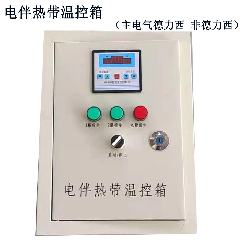 电热带温控箱电伴热带温控器 加热管温度控制箱 1路2路温度控制箱 - 图1