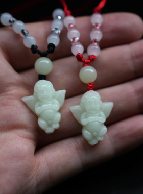 彬缘男女同款夜光石吸光后会发光