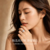 Mui Ne pigeon egg PT950 platinum artificially cultivated diamond ring diamond ring HW home the one surrounded by diamond ring