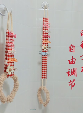 可调长短发饰收纳带发箍收纳神器