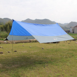 狂野者云鸟 户外440x340cm大天幕帐篷  遮阳沙滩挡雨简易休息帐篷