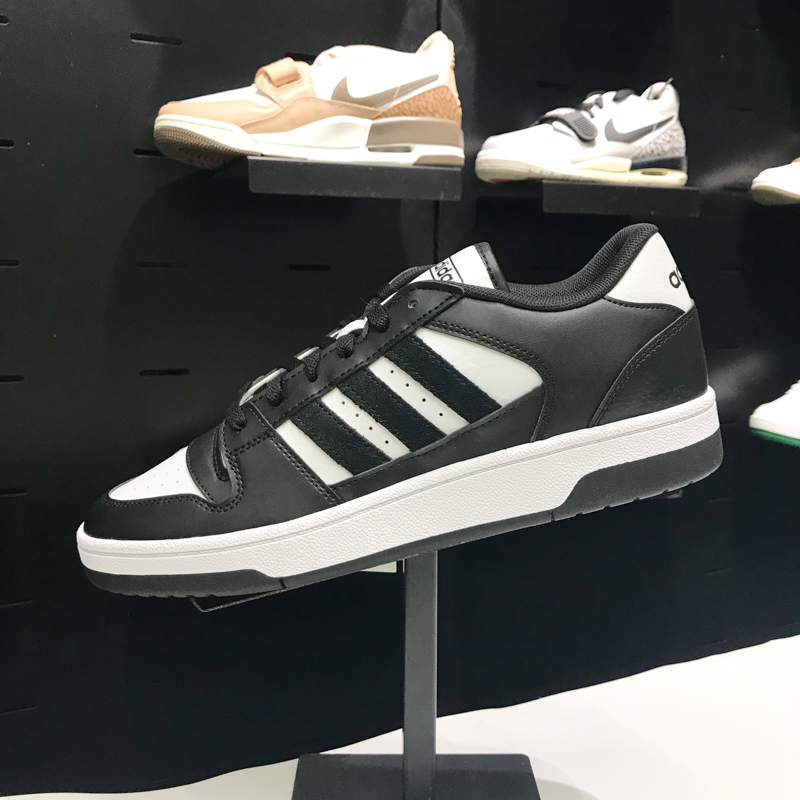 Adidas阿迪达斯正品男鞋2024新款运动休闲经典耐磨低帮板鞋IE1011-图1