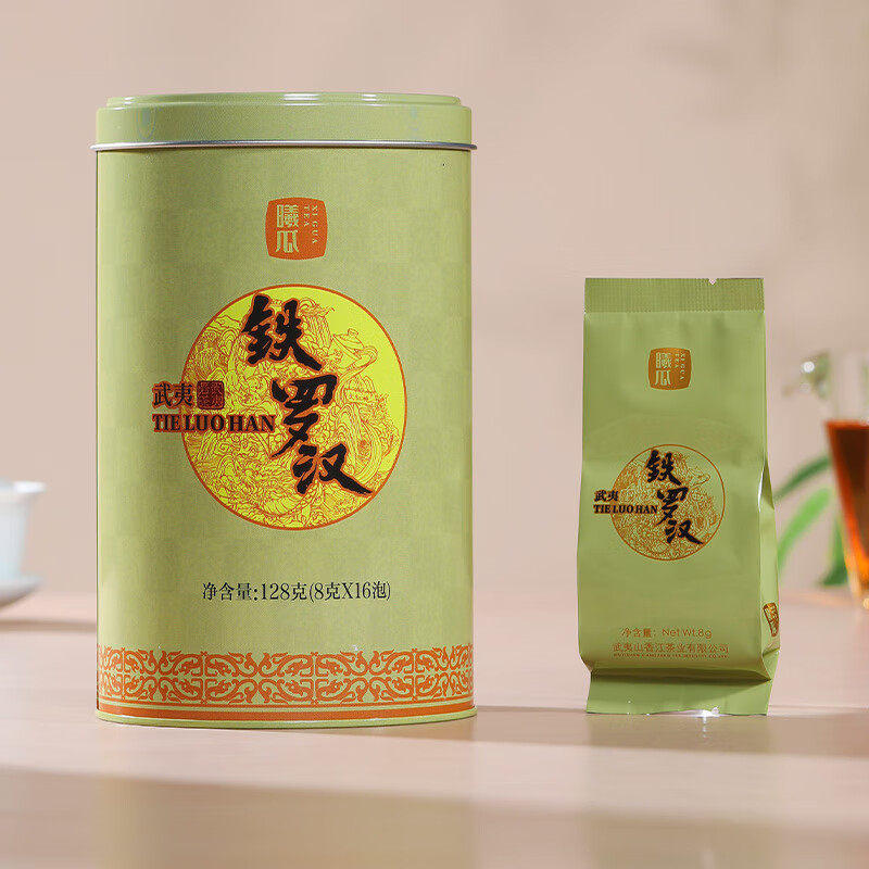 【品鉴装】曦瓜铁罗汉武夷岩茶茗枞大红袍花果香铁罐装清香型32g,淘宝优惠券,粉丝福利购,淘宝优惠卷