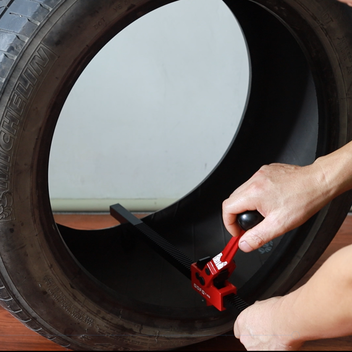 gofo精品碳钢加长款轮胎扩口工具补胎凹陷扩张器胎撑子手动扩胎器