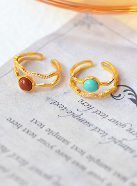 暮城宝珠女925银天然绿松石