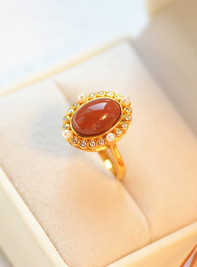 暮城珠宝女天然南红玛瑙精致大颗