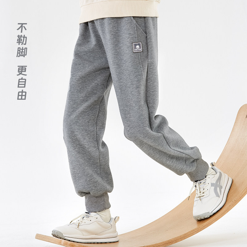 迪士尼男童裤子新款秋冬装儿童运动裤加绒加厚中大童卫裤休闲长裤,淘宝优惠券,粉丝福利购,淘宝优惠卷