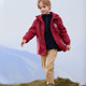 Boys' Jackets Children's Jackets Autumn and Winter New Big Children's Outdoor Three-in-One Windproof Jackets Down Jackets