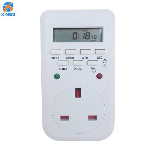 英标定时循环智能定器倒计时开关英规香港新加坡定时插座3500W - 图0