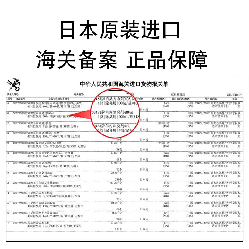 日本进口ST小鸡仔消臭力空气清新剂室内厕所卫生间除臭香薰400ml - 图2