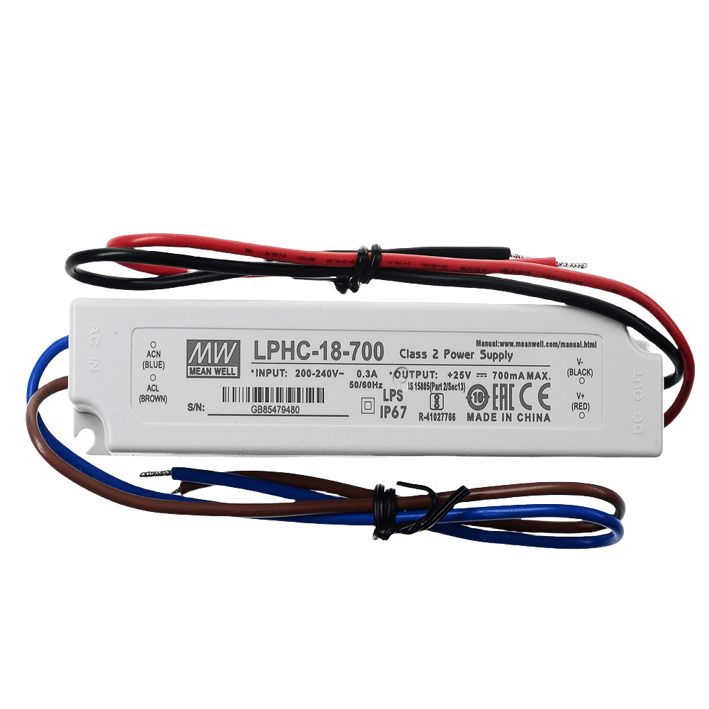 明纬电源 LPHC-18-350 18W防水出开关电源 - 图0