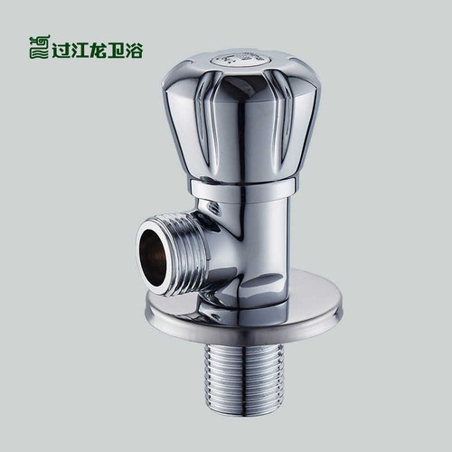 过江龙全铜角阀分水阀冷热水4分燃气马桶厨房卫生间通用J016 - 图0