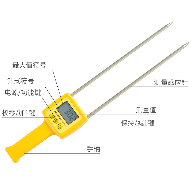 粮食水分仪TK100S水份测量仪小麦,玉米,大豆,大米含水率测试MS-G - 图2