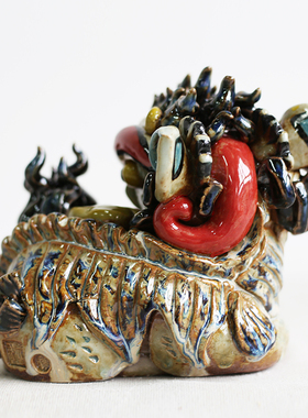 景德镇陶瓷貔貅招财纳福雕塑摆件
