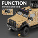 Alloy explosion-proof armored vehicle saber-toothed tiger model car