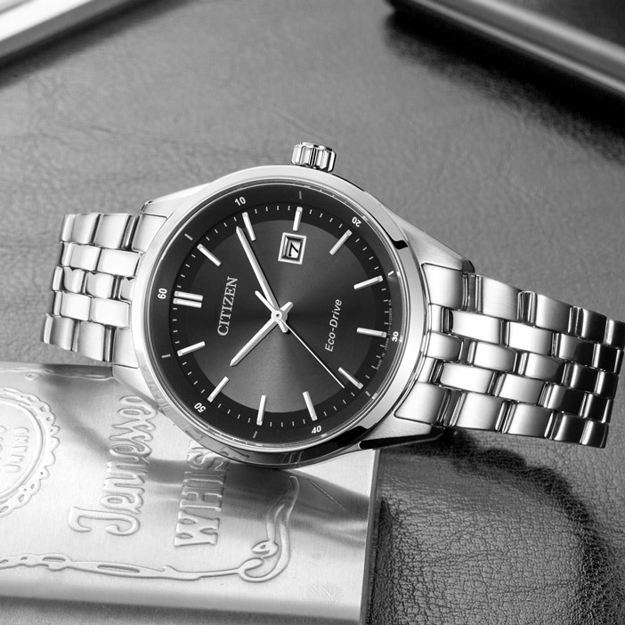 西铁城官网日本正品光动能钢带腕表 西铁城手表日韩腕表