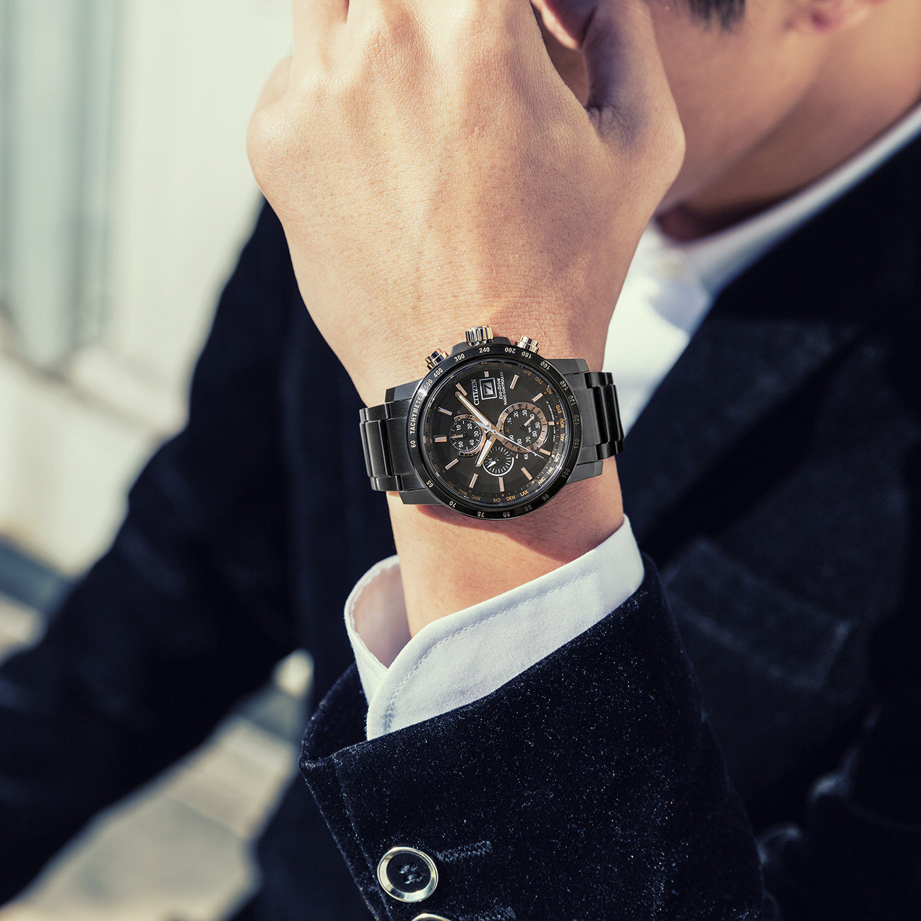 西铁城日本官方正品光动能系列男表 西铁城手表日韩腕表