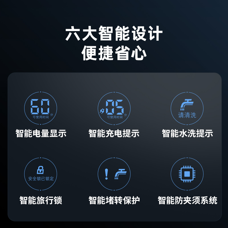 飞科鼎发专卖店飞科剃须刀男智能全身水洗胡须刀充电式电动刮胡刀正品3