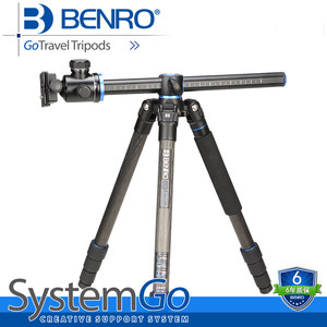 BENRO百诺 GC268TB2三脚架专业单反相机碳纤维快速横中轴置三角架云台摄影摄像微单旅游旅行便携专业独脚架
