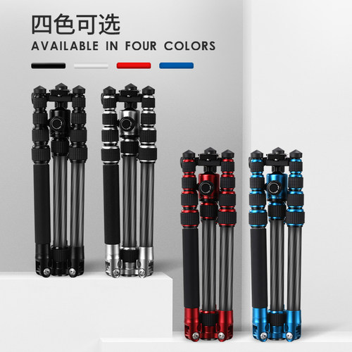 【碳纤维脚架承重25KG】BENRO百诺三脚架MC19数码微单反相机支架摄影摄像独脚架轻便球形云台拍视频直播手机 - 图0