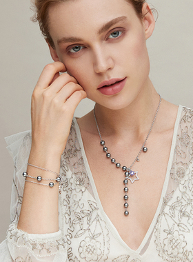 伊泰莲娜italina手链女时尚优雅仿珍珠多层精致手链闺蜜节日礼物