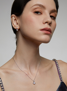 伊泰莲娜正装气质配饰项链仿水晶女