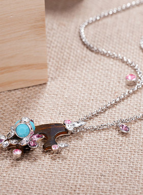 伊泰莲娜波西米亚风长链流行项链