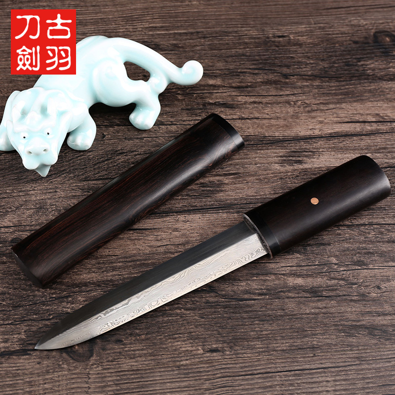 龙泉古羽宝剑黑檀小唐剑手工锻打花纹钢高硬度剑短剑小剑 未开刃,淘宝优惠券,粉丝福利购,淘宝优惠卷