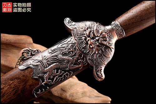 龙泉古羽宝剑 龙王太极软剑男女不锈钢晨练半硬武术太极剑 未开刃 - 图1
