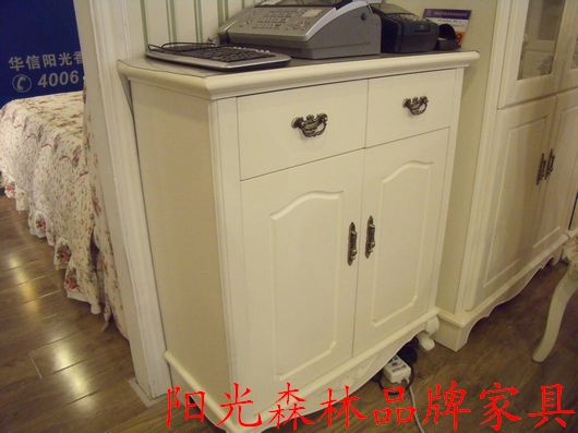 品牌正品/田园韩式/欧式/板/实木结合/烤漆/二门鞋柜/香河家具城-图1