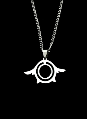 蔚蓝档案/碧蓝档案静山真白光环项链吊坠手链不锈钢材质游戏周边