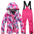 Children's ski suits boys and girls winter outdoor single-board double-board children's ski suits warm and cold