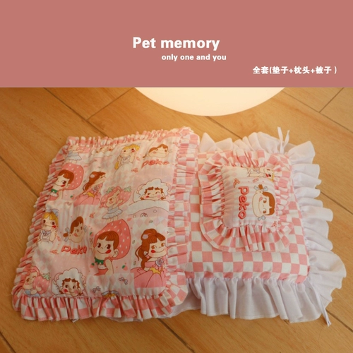 Демисезонная флисовая хлопковая подушка, одеяло, комплект, популярно в интернете