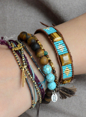 路塔斯曼自由幸运配色多元素项链