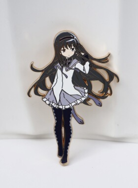 魔法少女小圆仿珐琅胸针晓美焰