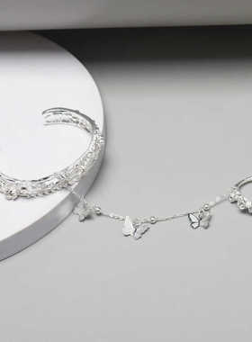 天官赐福古风漫展蝴蝶戒指手链