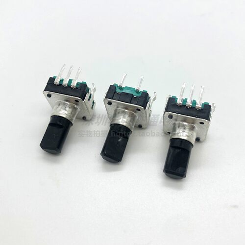 台产EC12编码器 操作面板调速器 五脚变频器电位器 调速旋钮开关 - 图0