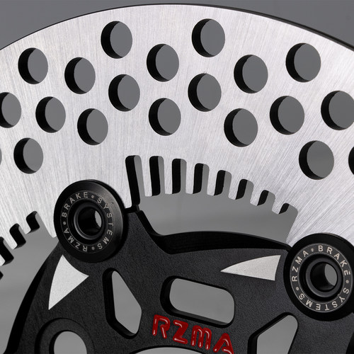 RZMA瑞祖玛刹车盘7.0三孔浮动盘电动车刹车改装小牛九号升级220mm - 图1