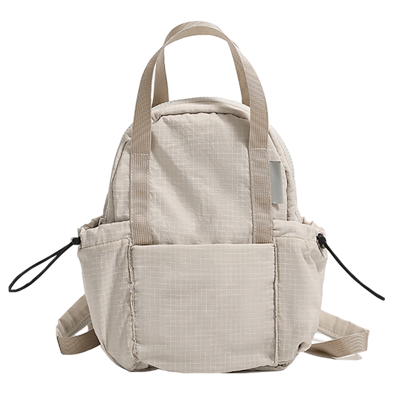 2025新款休闲小型背包女士轻便帆布双肩包户外旅行运动胸包手提包 - 图3