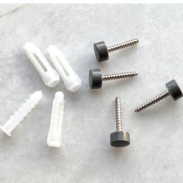 置物架螺丝钉膨胀螺丝塑料胶塞螺栓墙砖板钉子固定螺丝装饰帽遮丑,淘宝优惠券,粉丝福利购,淘宝优惠卷